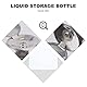 ULTECHNOVO 2Pcs Drücken Alkoholspender Leer Abschließbare Antistatische Push-Down-Pumpe Flaschen Platz Plastikflaschen