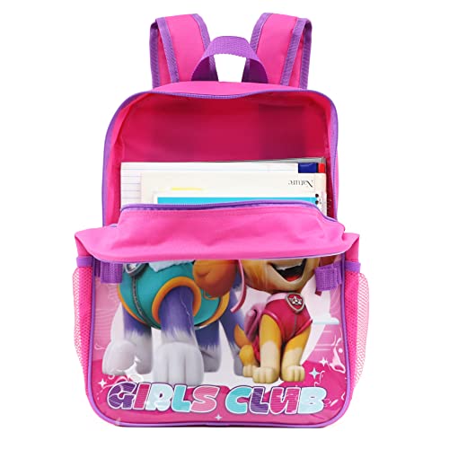 Group Ruz Nickelodeon Girl Paw Patrol 16\'\' Backpack With Detachable Matching Lunch Box (Pink/Purple), (A24197)