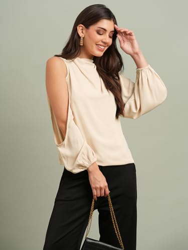 Image of Globus Women Top (GS571519 Khaki S)