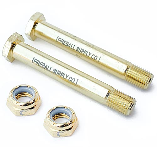 Fireball Dragon Skateboard Kingpin & Nut Set for Skateboard & Longboard Trucks | Comes with The Beast Guarantee (Kingpin & Nut) (Gold)