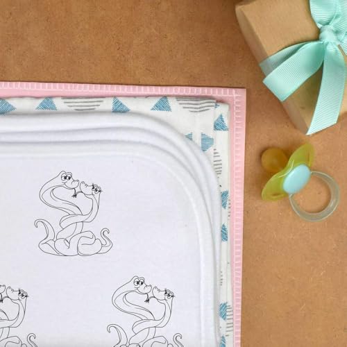 Azeeda 'Snakes in Love' Baby Burp/Wash Cloth (BC00028576)3