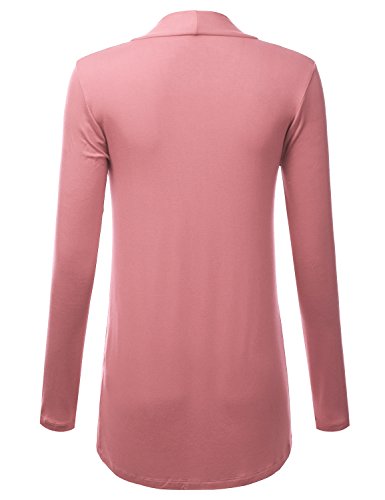 Image of LALABEE Women's Draped Open-Front Long Sleeve Light Weight Cardigan (S~3XL)