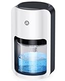 Dehumidifiers for Home, 42oz Dehumidifier for Bathroom, Dehumidifiers for Room with Auto Shut Off, Auto Defrost Quiet Dehumidifier for Bedroom Wardrobe Closet Trailer RV