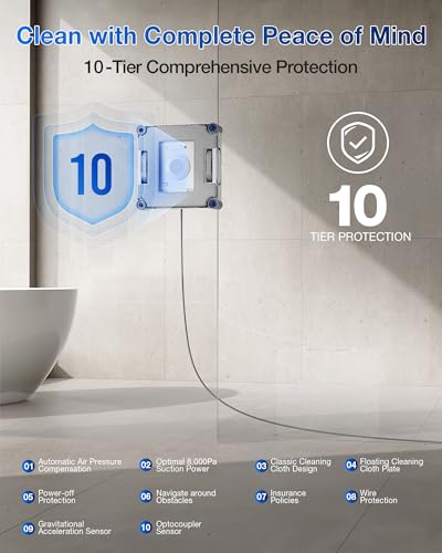 ECOVACS WINBOT W2S Window Cleaning Robot with TruEdge Cleaning - image 7
