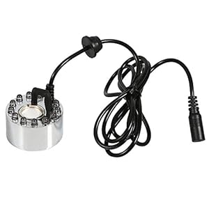 Jingyi Led-mistmaker, 24 V kleurverandering, ultrasone mestmaker, waterfontein, vijververstuiver, luchtbevochtiger, 12…