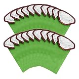 20 Pack 107313 Backpack Vacuum Bags Compatible with ProTeam 10 QT Backpack Vacuum Cleaner, Fit for Super Coach Pro 10, for GoFit 10, 3-Layer Filtration, Replace #107313 Open Triangular Collar