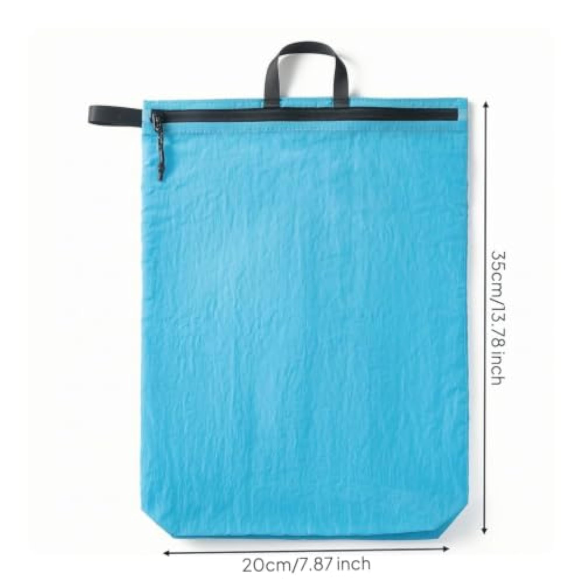 Lightweight Zippered Pouch Waterproof Tote Bag, Packable