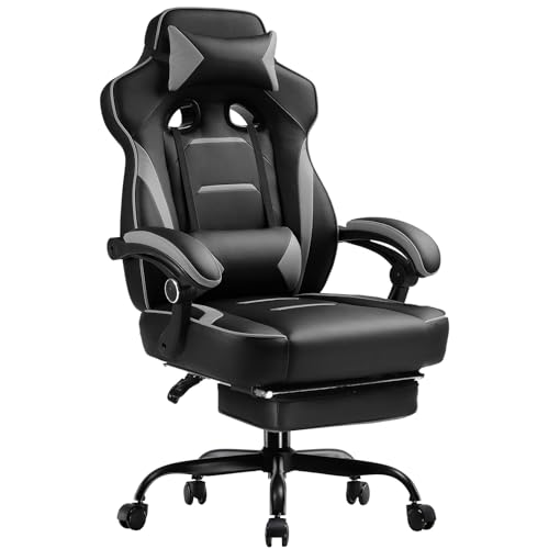 GTPLAYER Gaming Chair with Footrest, Big and Tall Game Chair...
