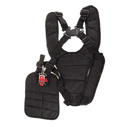 Trimmer Shoulder Strap Double Shoulder Harness Lawn Mower Strap for Carry Hook Brush Cutter and Grass Trimmer Durable Lawn Mower Accessory