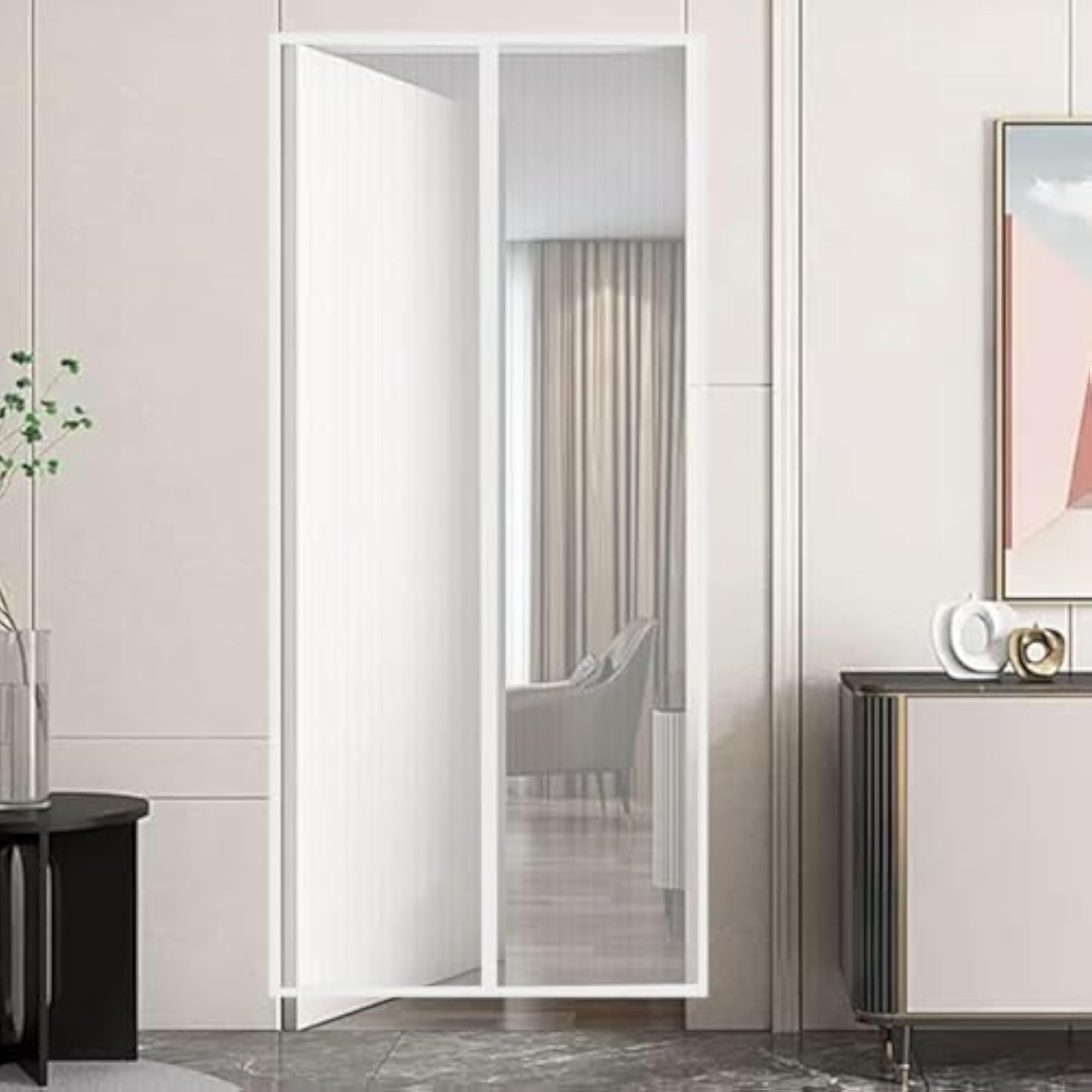 Magnetic Door Curtain Self Sealing Keeps Fly Out