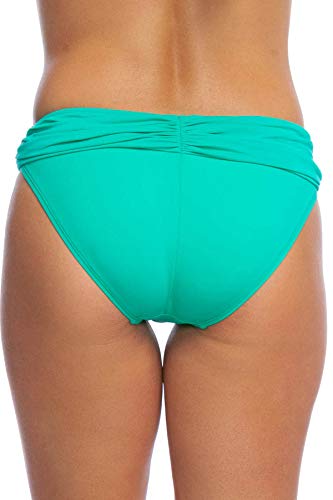 Image of La Blanca Women's Island Goddess Shirred Band Hipster Bikini Bottom