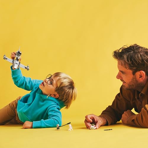 Star Wars 75410 N-1 Starfighter di Mando e Grogu con i Personaggi del Mandaloriano, 'Baby Yoda' e Droide R5-D4, Astronave Giocattolo e Stazione di Rifornimento per Bambini e Bambine da 4 Anni - Lego - Immagine 8