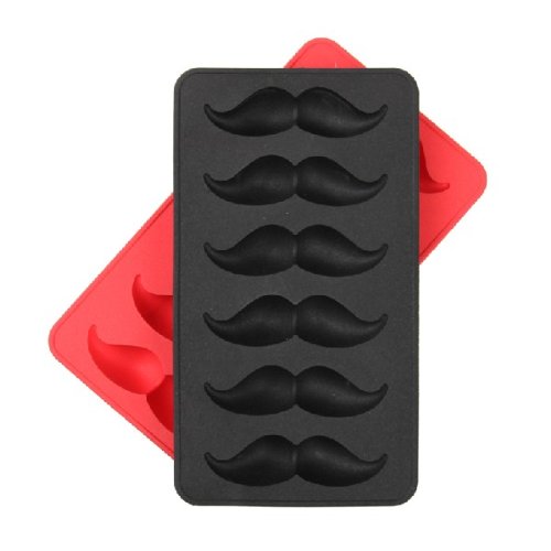 Silicone Mustache Style Ice Tray Ice Candy Mold