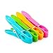 Colorful Plastic Clothespins, Heavy Duty Laundry Clothes Pins Clips with Springs, 4 Colors Clothes Drying Line Pegs for Kitchen Outdoor Trip, Air-Drying Clothing Pin Set(36 Pack)