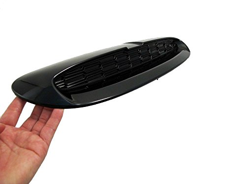 Ventilación de capó para Mini Cooper F65 F55 Turbo S negro brillante 4