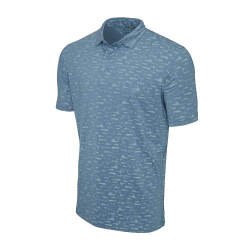 Marco Polo Shirt Lured Performance, Short Sleeve UPF 50+ Protection Water and Stain Repellent