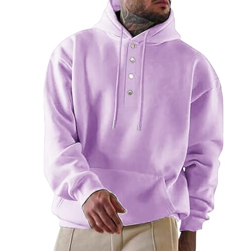Pull à capuche surdimensionné homme 3XL noir coupe droite confortable