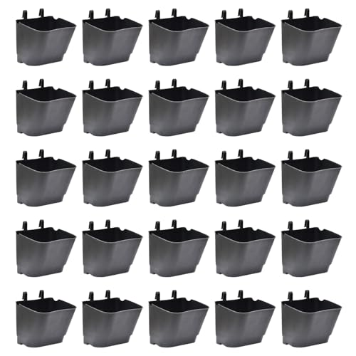 Vertical Hanging Pot 5×5×5 Inch (Pack of 25) | Strong Hanging Pla...
