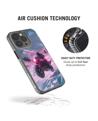 Image of DailyObjects Waveward Stride 2.0 Magnetic Case Cover Compatible with iPhone 14 Pro Max | Wireless Charging Slim Back Cover | 2 Layer Edge Protection & Shockproof