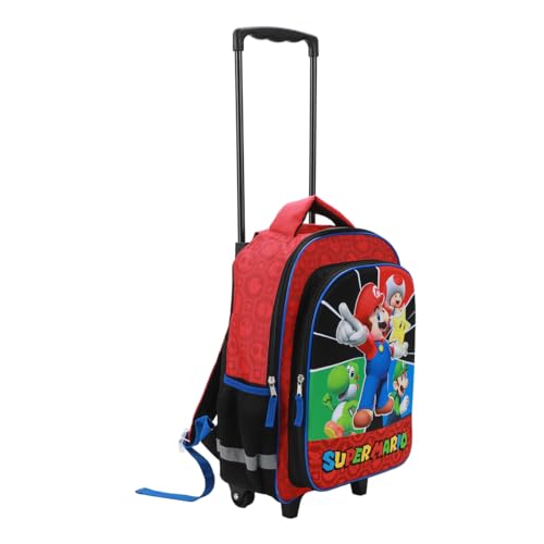 BIOWORLD Boys' Super Mario Bros Backpack (Little Big Kid), Red, OneSize2