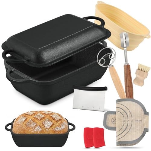 Aukivon Oval Cast Iron Dutch Oven