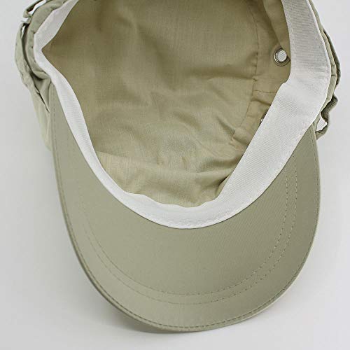 Image of The Vintage Year Washed Cotton Distressed Cadet Hat - Tactical Military Baseball Cap for Men & Women, Outdoor Casual Wear