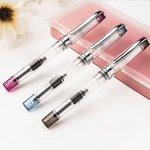 długopis biznesowy Vulpen Transparante Hars Schrijven Pen Kalligrafie Pen 0.5mm Penpunt Comfortabele Grip Ondertekening Pen High-end Gift Pennen uderzający