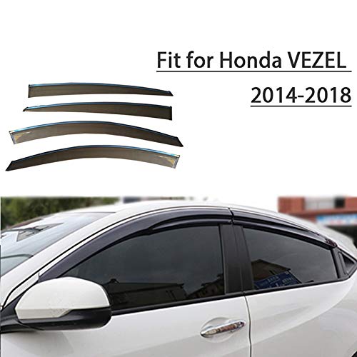 HCDSWSN for Honda Vezel 2014 2018 Car Styling Accessories Window Sun Rain Visor Door Shield Trim