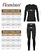 Roadbox Long Johns for Women - Thermal Underwear Set Warm Long Johns Fleece Lined Tops & Bottoms Base Layer Ski Cold Weather