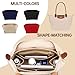 OPPOSHE Purse Organizer Insert for Longchamp Le Pliage, Premium Felt Long Champ Bag Handbag Women, Tote Organizer Insert with 9 Compartments (Large, Beige)