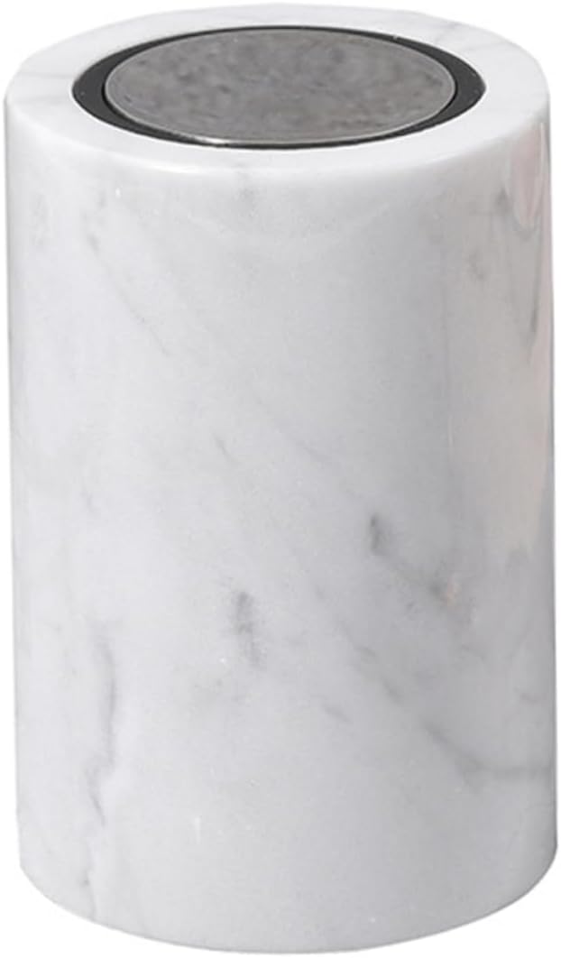 Mobestech 2pcs Toothpick Holder Dispenser Marble Stone Crafting Box Automatic Storage Container Matches Holder