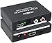 Musou 1080P HDMI Audio Extractor HDMI to HDMI + Optical Toslink(SPDIF) + RCA(L/R) Stereo Analog Outputs Video Audio Splitter Converter