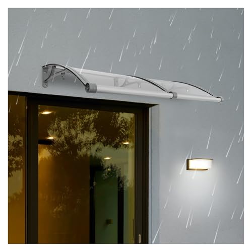 Toldo transparente exterior e impermeable de alta estabilidad para ventanas y puertas 5