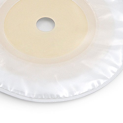 Xhivar Ostomy Colostomy Supplies 1-Piece Premium Medicals Twist-Tie Closure Ostomy Bag Colostomy Pouch One-Piece System, Box Of 10 #TOP4