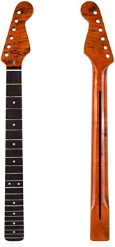 E-Gitarrenhalsersatz 22 Bünde Gitarrenhals kompatibel TL ST Tele Back Center Line Style Ersatzteile E-Gitarre