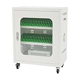 Uphilltool 40-Port Cell Phone Charging Station, Mobile Phone Charging Cabinet with Wheels & Lock, Cell Phone Locker Cellphone Storage Cabinet for Office Classroom Conference Rooms