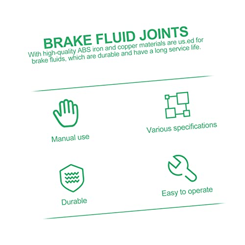 FAVOMOTO 1 Conjunto De Conectores De Freio De Fluido De Freio Correspondente Adaptador De Substituiç