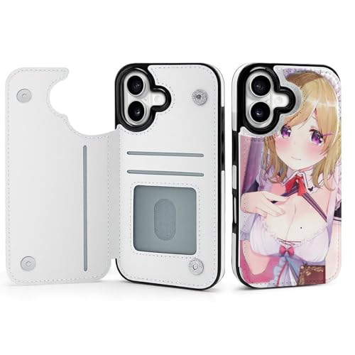 BFLiRuW �Ή� iPhone 17 �P�[�X �蒠�^ �o�[�`���� VTuber �~���C�A�J�� �A�C�t�H�� 17 Air 17 Pro 17 Pro Max �p �J�o�[ �X�}�z�P�[�X ����PU���U�[ �J�[�h���[ ���z�^ �ϖ��C �}�O�l�b�g �X�^���h�@�\�t