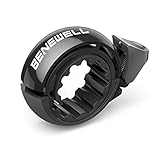 3.[Modernes und Innovatives Design]: Das einzigartige O-Design ist sehr exquisit und klein, belegt fast keinen Platz auf Ihrem Fahrrad. Im Verglich zu der traditionellen Klingel hat diese neue Design eine bequemere Bedienung und einen lauteren Klang.