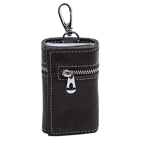 Dreamlulu Sleutelhouder Faux Lederen Organizer Sleutelhanger Rits Case Pouch voor Mannen Vrouwen - Image 3