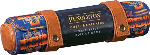 Jeu d'échecs de voyage enroulable Pendleton pour vos soirées feu de camp