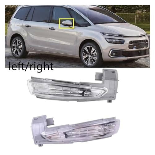 Rétroviseur Citroën C4 résistant aux chocs avec clignotant latéral intégré