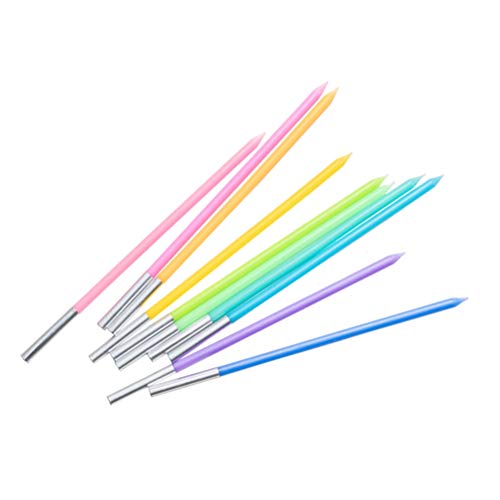 Vela de Aniversário Tendycoco, 50 peças coloridas de Bolo para Decorações de Festa de Casamento e An