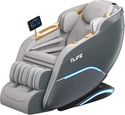 TLIFE Massage Chair Full Body, 160°Zero Gravity Recliner with Body Scan, 50' SL-Track Shiatsu...