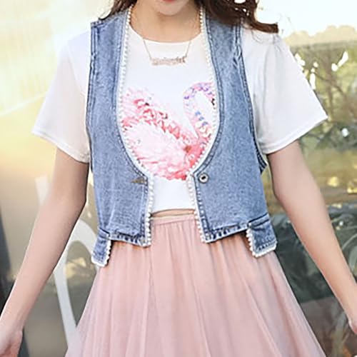 Chaleco mujer moda solucion para estilizar la figura con vaqueros 3