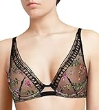 Chantal Thomass BH, tiefer Schaumstoff, Blumenmotiv, Blume., 75D