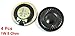 uxcell 4Pcs 1W 8 Ohm 32mm Dia Round Metal Internal Magnet Speaker Loudspeaker