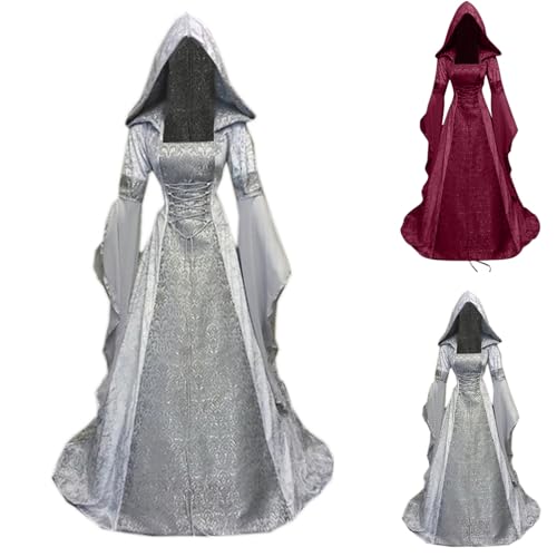 Deguisement halloween fille style robe medievale pour incarner une princesse viking