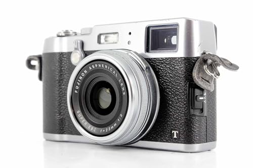 Fujifilm X100T Appareil compact numérique Pro Wifi à Objectif Fixe 35 mm F2 16 Mpix X-Trans II (APS-C) Viseur Hybride (OVF et EVF) avec Télémètre Électronique AF Détection de Phase Noir