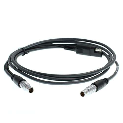 Cable de alimentación y datos A00454: conexión estable de GPS Leica a radio Pacific Crest